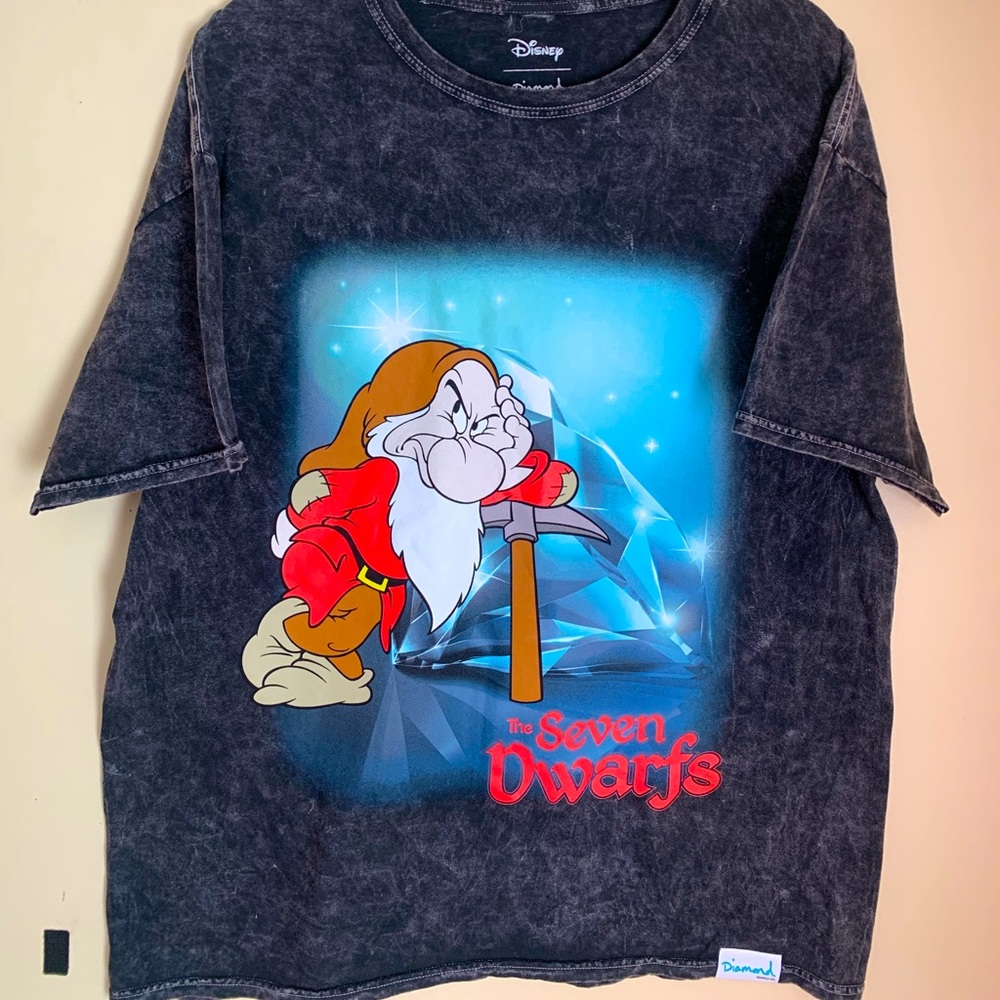 Diamond Supply co.   X   the seven dwarfs grumpy T Shirt